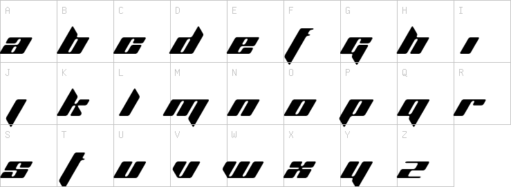 Uppercase characters