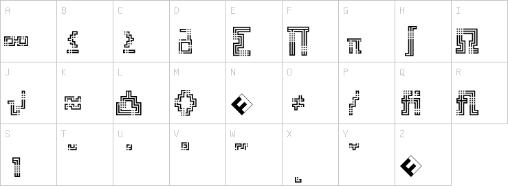 Uppercase characters