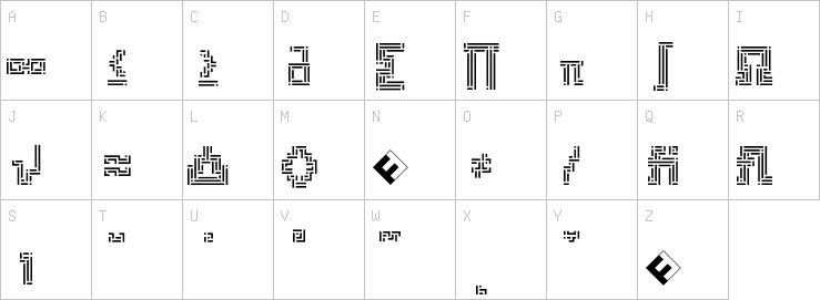 Uppercase characters