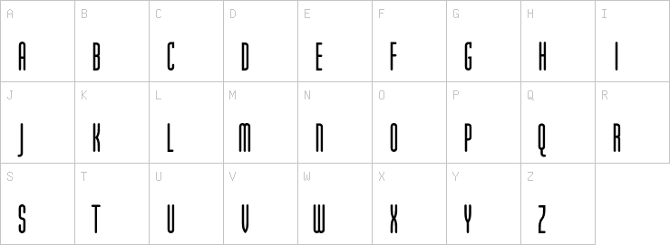 Uppercase characters