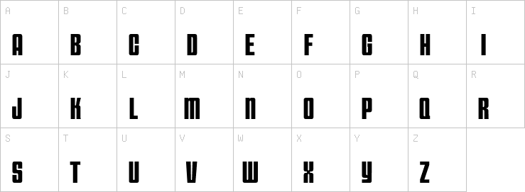 Uppercase characters