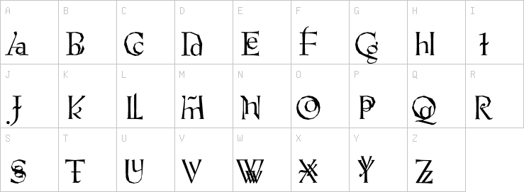 Uppercase characters