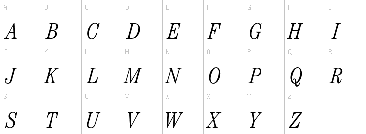 Uppercase characters