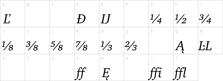 Uppercase characters