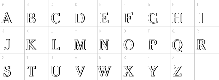 Uppercase characters