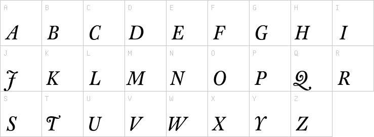 Uppercase characters