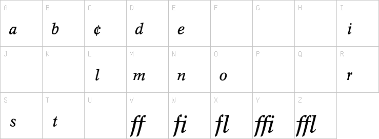 Uppercase characters