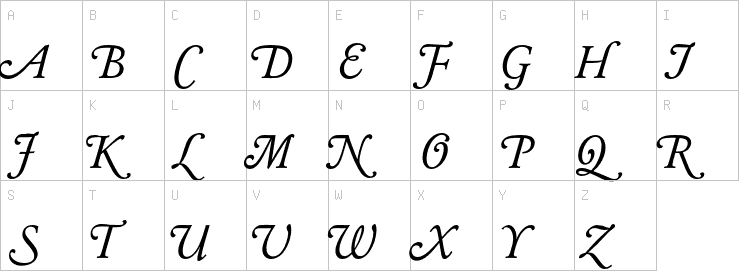 Uppercase characters