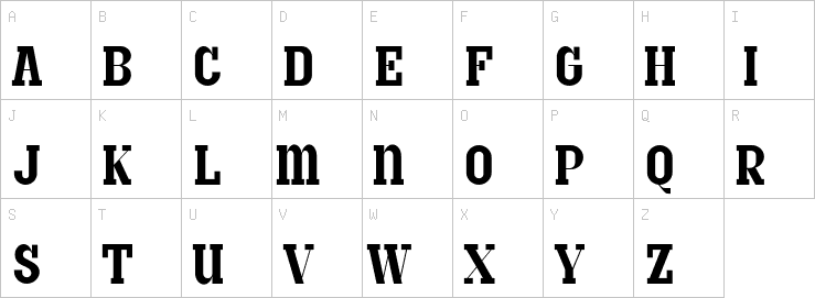 Uppercase characters