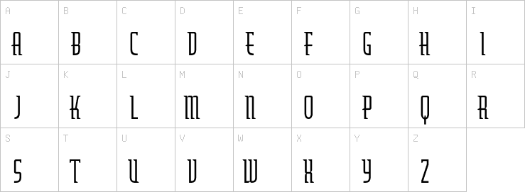 Uppercase characters