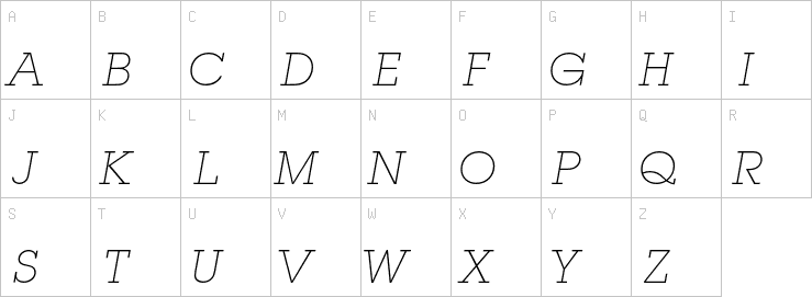 Uppercase characters