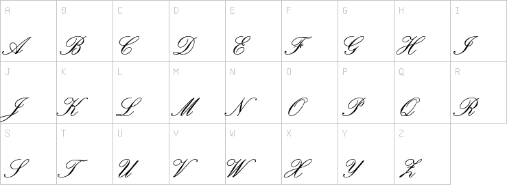 Uppercase characters