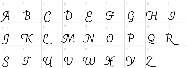 Uppercase characters