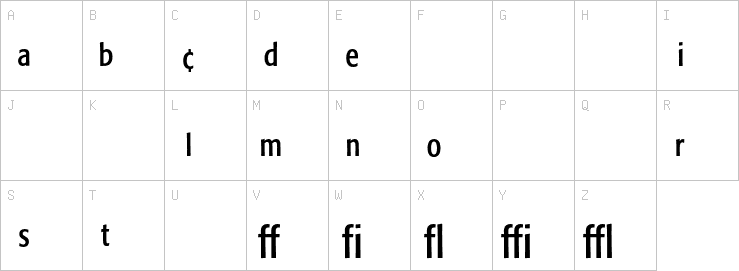 Uppercase characters