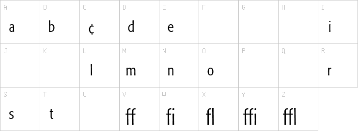 Uppercase characters