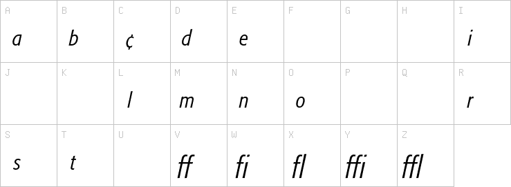 Uppercase characters