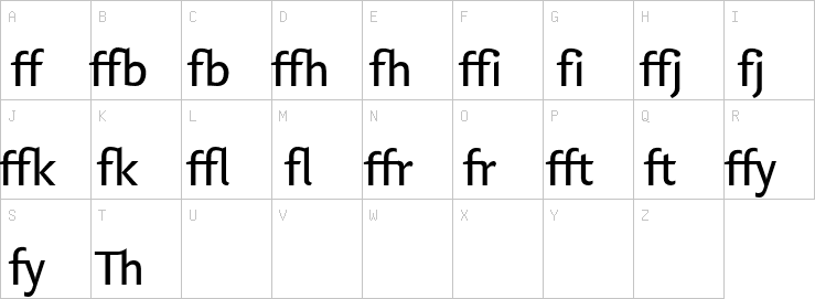 Uppercase characters