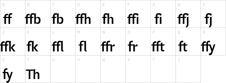 Uppercase characters